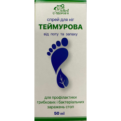 Спрей для ног Теймурова от запаха и пота средство косметическое флакон 50 мл